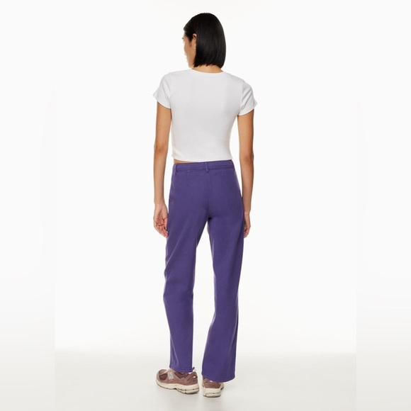 Aritzia Wilfred Free Modern Utility Pant Purple Cargo Relaxed Fit Size 0 - Picture 4 of 11